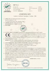 CE CERTIFICATE certificate from Jinan PLK Machinery Co., Ltd.