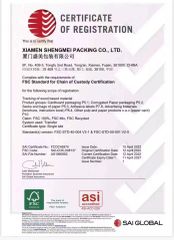 FSC certificate certificate from Xiamen Birtley Industry & Trading Co., Ltd.