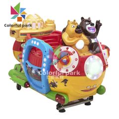 Amusement Park Simulation Riding Arcade Game Machines Player 1 Condition New Color White, Pink Model NO. CP-V014 Name Horse - Image 1