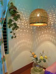 Bamboo pendent lamp – product photo 5, product detail gallery