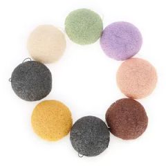 100% Biodegradable Konjac Sponge Facial Cleansing Sponge OEM Accept Size 8X10cm Origin China Gender Unisex Body Part - Image 2