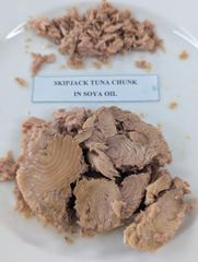 Canned Skipjack Tuna Chunk in Soybean Oil 140/98g - Image 1
