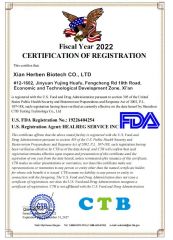 FDA certificate of Shaanxi Lymall Bpanda Tech Co., Ltd. – certificate photo, supplier certificates section