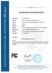 FCC certificate from Xiamen Inbertec Electronic Technology Co., Ltd