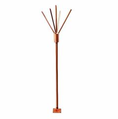 Pure Copper Lightning Arrester Material Copper Rated Voltage 11 kV 1meter 14.2,17.2,25mm Air Rod Height 1meter Country of Origin Made in - Image 1