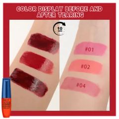 3 Color Tear Lip Makeup Peel off Magic Lipgloss Set - Image 5