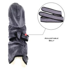 Microfiber Pet Drying Robes Moisture Absorbing Towels Pet Bathrobe - Image 4