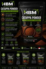 HBM Activared Powder Catappa 100% Natural no chemical/Aditive fast tannin realease for aquarium use not human consumtio - Image 4
