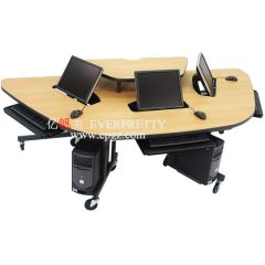 High Quality School Furniture Sets Computer Lab Language Lab Student Desk - Image 5