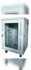Cold rolled steel 18u network racks Size 4 FEET Network Speed 10 Finishing Type BOX Rack Standard STEEL Voltage 240 - Image 1