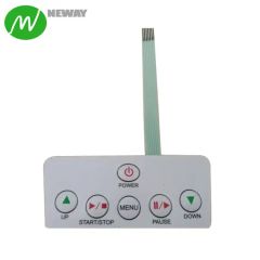 OEM Custom Made Silicone Rubber Keyboard Membrane Push Buttons Electronic Keyboard - Image 4