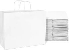 Reinforced Bottom Custom Size White Extra Large Kraft Bags Color White Origin China Hardness Soft OEM Available Material Paper - Image 6