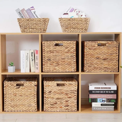 Premium Handwoven Water Hyacinth Basket - Eco-Friendly Storage from Vietnam - Image 2