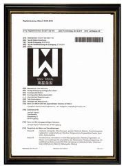 Trademark registration application certificate from Guangzhou Shixuan Audio Equipment Co., Ltd.