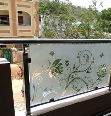 Silver S.s Balcony Front Railing, For Home Brand ak Design Bar Color Silver Height 3 Feet Usage/Application Home Country of Origin Made in - Image 4