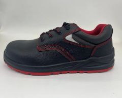 Genuine Embossed Leather Steel Toe PU Outsole Safety Shoes - Gaomi Luyuan Labour Co., Ltd.