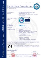 CE certificate certificate from Hangzhou Freeair Environment Technology Co., Ltd.