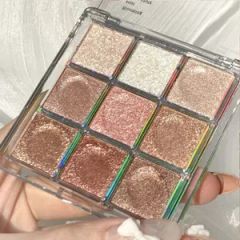 Nine Color Eyeshadow Tray Earth Color Matte Makeup 9 Color Eyeshadow - Image 5