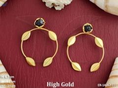 Vintage Rose Cut Earrings Gender Women Weight 23 Grams Price Rs 500/ Pack Occasion Daily Wear Polish High Gold Polish Diamond Type Artificial - Image 1