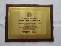 SGS Recognition certificate of Xiamen Le Young Imp. & Exp. Co., Ltd – certificate photo, supplier certificates section