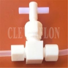 High Performance Corrosive Resistance PTFE Needle Valves Origin China Trademark NONE Model NO. JFCLP Connection Form Ferrule - Image 2