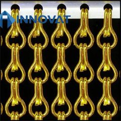 Aluminium Metal Chain Fly Pest Insect Door Screen Curtain Control Silver or Gold Screens & Room Divider - Image 6