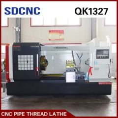 Qk1327 CNC Pipe Threading Machine with Tool Holder Fixture Control System - Shandong Shanshu Cnc Machine Tool Co., Ltd.