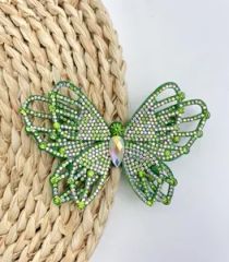Customizable Multi-Color Rhinestone Butterfly Shoe Accessories Sparkling Footwear Decoration - Image 2