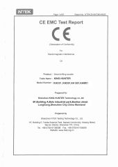 CE certificate from Shenzhen King-Hunter Technology Co., Ltd.