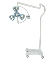Electric 3-Petal LED Mobile Shadowless Surgical Light Veterinary Operating Room Lighting for Hospital Clinics Battery Optional - Qufu Lekang Medical Technology Group Co., Ltd.