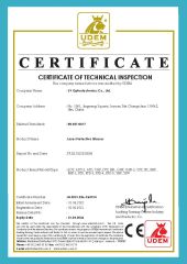 CE Certificate certificate from VY Optoelectronics Co., Ltd.