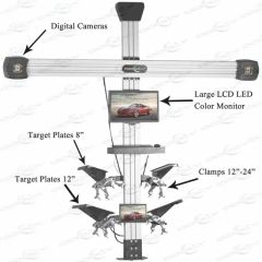 3D Wheel Alignment Camera with Oy32 Software Weight 12kg Condition New HS Code 903180 Trademark ODDLY Model NO. OY-X3A Standard - Image 2
