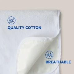 Washable Incontinence Pad, Mattress Topper, Breathable Mattress Protector for Moisture Protection - Image 5