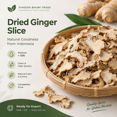 Indonesian Dried Ginger Slices – Moisture Below 10% - Image 1