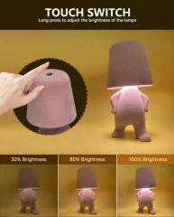 New Product Creative Modern Night Light Round Head Sit Table Lamp - Image 6