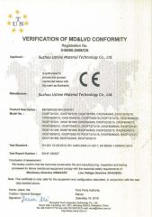 CE certificate of Suzhou Ushine Material Technology Co., Ltd. – certificate photo, supplier certificates section