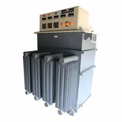 Servo Stabilizer Oil Cooled Cooling Type Oil cooled Stabilizer Bypass Provided Input Voltage 350 to 470 - Image 1