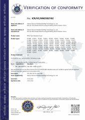 CE certificate certificate from Xiamen Ranzoo Modular Building Technology Co., Ltd.