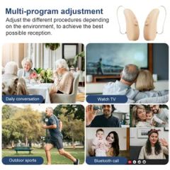 Free Sample 2024 New OTC Cheap Ric Hearing Aids Bluetooth Digital Programmable Rechargeable Ric Hearing Aid - Image 4