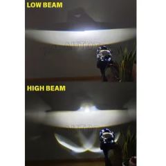 LED Triple Spot Light Bi-LED Headlight Dual Beam Auto Light Lumens 8000 Voltage 12V Power 55/65W Material LED MOQ 10 - Image 6