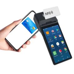 6.0 Inch Gms Wireless Handheld Android 11 Mobile POS Terminal with 58mm Thermal Printer Z300p - Image 1