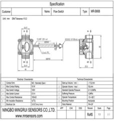 PP Magnetic Electronic Water Flow Sensor Switch for Water Systems - Image 6