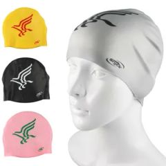 Customized Wholesale Silicone Swimming Cap Use Swim Style Dobby Theme Silicone Pattern Printed Material Silicone Trademark Forbetter - Image 1