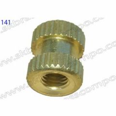 Custom Brass Threaded Inserts, Packaging Type: Box Size 1/2 Inch Material Brass Packaging Type Box Technique Hot Rolled Correction Resistance - Image 1