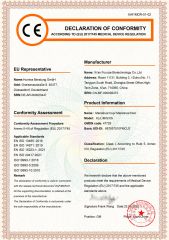 CE MEDICAL DEVICE REGULATION certificate from Shaanxi Xinrui International Trade Co., Ltd.