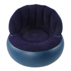 New Outdoor Single Inflatable Relax Air Sofa Chair Design with Foot-Rest - Image 5