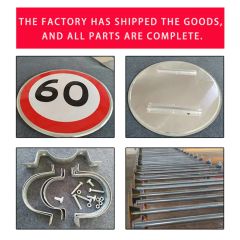 Customized Aluminum Reflective Custom Warning Road Safety Traffic ...
