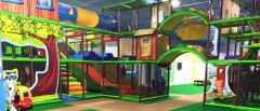 Commercial Indoor Playground Slide with Rope Course Trampoline - Image 4