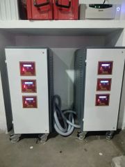 Three Phase Voltage Stabilizer Material Iron Brand Logitech Type Automatic Capacity 20 KVA Display Type LCD Phase Three - Image 5