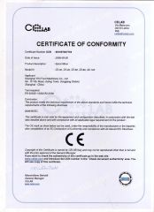 CE for Dough Mixer certificate of Guanxing (Shanghai) Import & Export Co., Ltd. – certificate photo, supplier certificates section